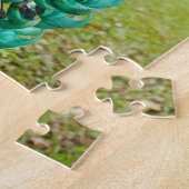 ヒスイつる植物、植物園、マウイ、ハワイ、米国 ジグソーパズル (側面)