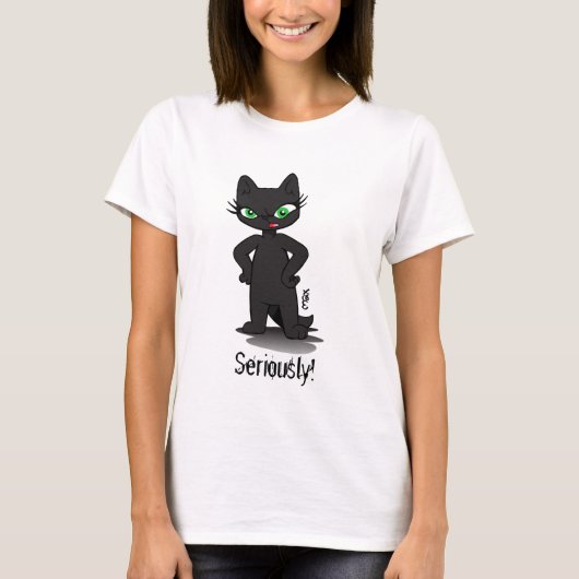 ヒスイの真剣に軽いTシャツ Tシャツ (正面)