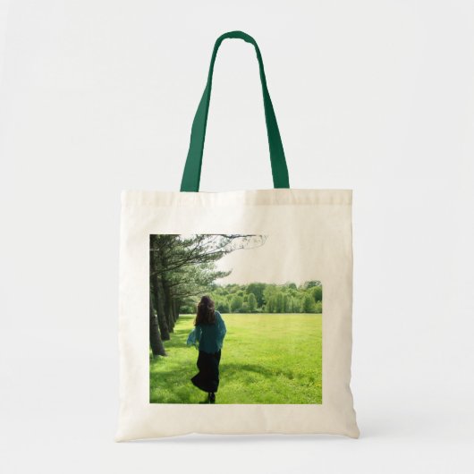 ヒスイのFowerのショールのバッグ トートバッグ (正面)