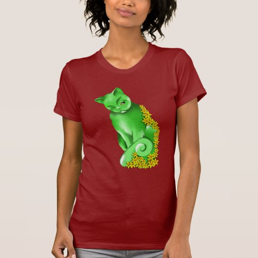 ヒスイ猫のTシャツ Tシャツ (正面)