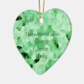 ヒスイ セラミックオーナメント (左)