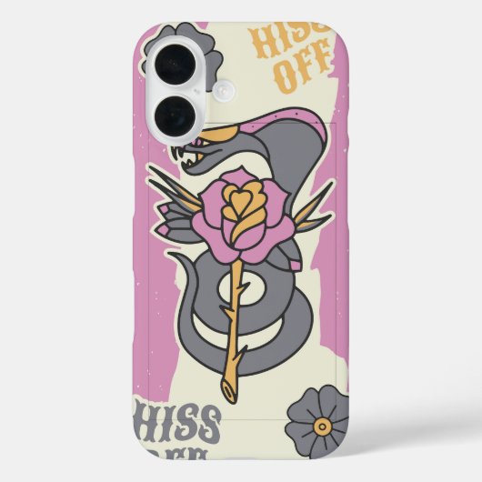 ヒスオフ – Tattoo Snake Case-Mate iPhoneケース (裏面)