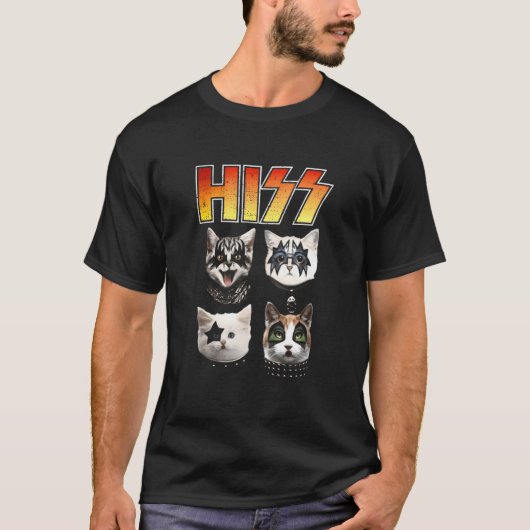 ヒスカヒスキャットヒスキャット Tシャツ (正面)
