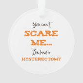 ヒステリおもしろい摘出手術の回復 オーナメント (裏面)