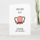 ヒステリーおもしろい摘出のカスタマイズ カード (正面)