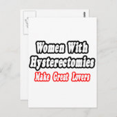 ヒステリーを持つ女性が好き素晴らしをする ポストカード (正面/裏面)