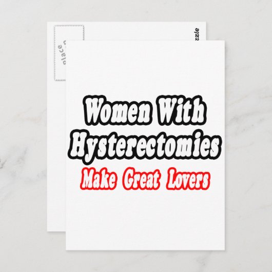 ヒステリーを持つ女性が好き素晴らしをする ポストカード (正面/裏面)