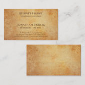 ヒストリカルアナティックルックデザインクリエイティブ エレガント 名刺 (正面/裏面)