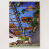 ヒストリカルカラフルハウスビレッジフランストラベル ジグソーパズル (縦)