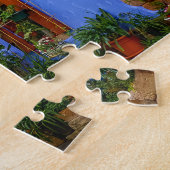 ヒストリカルカラフルハウスビレッジフランストラベル ジグソーパズル (側面)