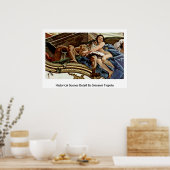 ヒストリカルシーン詳細バイジョバンニティエポロ ポスター (キッチン)