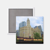 ヒストリックウィグリー建物 – シカゴイリノイ マグネット (正面/裏面)