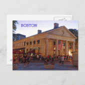 ヒストリッククインシーマーケットダウンタウンボストン ポストカード (正面/裏面)