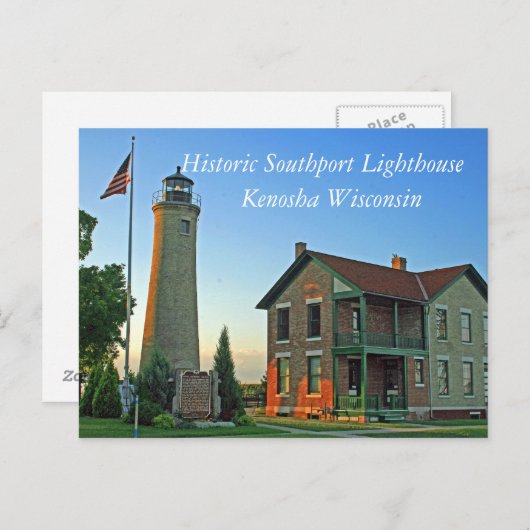 ヒストリックサウスポートライトハウス ポストカード (正面/裏面)