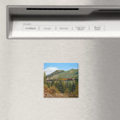 ヒストリックジョージタウンコロラドスチームエンジントレインマ マグネット (インサイチュ (食洗機))