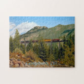 ヒストリックジョージタウンコロラドスチームエンジントレイン ジグソーパズル (横)