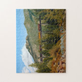 ヒストリックジョージタウンコロラドスチームエンジントレイン ジグソーパズル (縦)