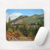 ヒストリックジョージタウンコロラドスチームエンジントレイン マウスパッド (マウス)
