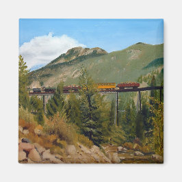 ヒストリックジョージタウンコロラドスチームエンジントレイン マグネット