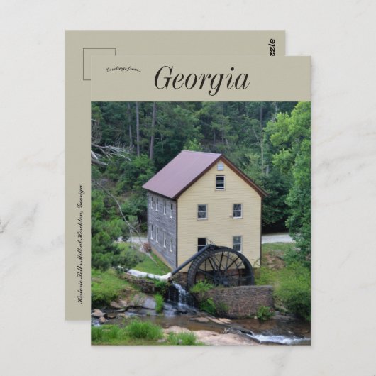 ヒストリックセールズミルアットホシュトンジョージア ポストカード (正面/裏面)