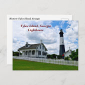 ヒストリックティビーアイランドライトハウス シーズンポストカード (正面/裏面)
