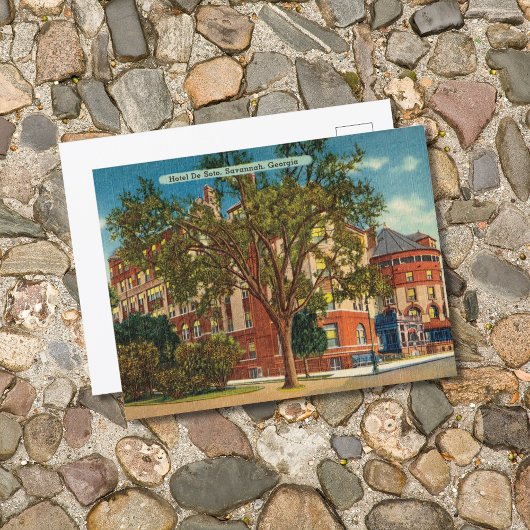 ヒストリックデソトホテルサバンナGA ポストカード