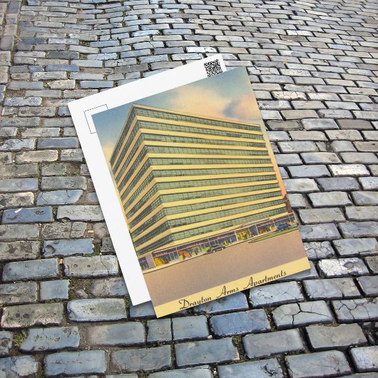 ヒストリックドレイトンアームズアパートメントサバンナGA ポストカード