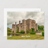 ヒストリックヒーバーキャッスルケントUK風光明媚なビューポストカード ポストカード (正面/裏面)