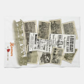 ヒストリックホーマーNYシグソーテルサーカスタオル キッチンタオル (横)