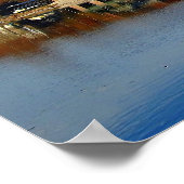 ヒストリックボートハウスロウ，フィラデルフィア， PA ポスター (角)