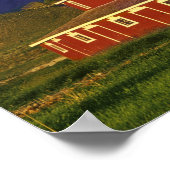 ヒストリックラウンドバーンアットツインブリッジズモンタナ ポスター (角)