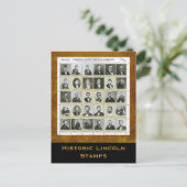 ヒストリックリンカーンスタンプズアートプリント ポストカード (スタンド正面)