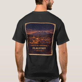ヒストリック・アニバーサリー 1926-2026 フラッグスタッフの夜景 Tシャツ