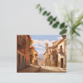 ヒストリッスペインのクタウン通り – サニーヨーロッパランド シーズンポストカード (スタンド正面)