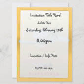 ヒスパニオラ島の地図 イラストプリント 招待状 (裏面)