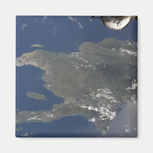 ヒスパニオーラカリブのの島の景色 マグネット (正面)