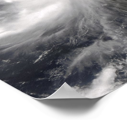 ヒスパニオーラ上空のハリケーン・グスタフ ポスター (角)