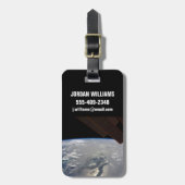 ヒスパニオーラ号の島はサングリンを持っていた ラゲッジタグ (正面縦)