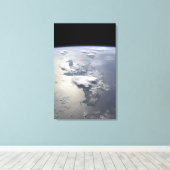 ヒスパニオーラ島のパノラマの景色 キャンバスプリント (インサイチュ (ウッドフロア))