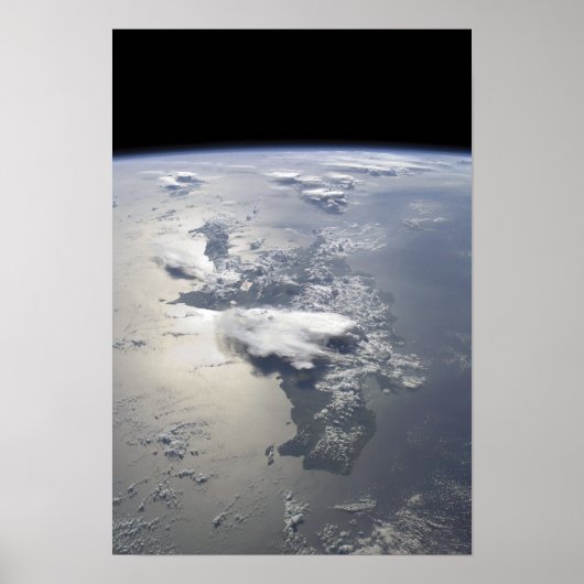 ヒスパニオーラ島のパノラマの景色 ポスター (正面)