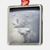 ヒスパニオーラ島のパノラマの景色 メタルオーナメント (左)