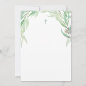 ヒスパニスペインのック少年のためのバプテスマ提示ミサ 招待状 (裏面)