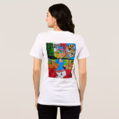 ヒスパニックな従兄弟の変わり者 トライブレンドTシャツ (裏面全面)
