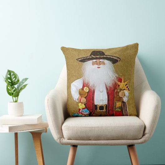 ヒスパニックのメキシコ南西テキサス州のサンタクロース クッション (椅子)