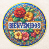 ヒスパニックサウスウェストへようこそ ラウンドペーパーコースター (正面)