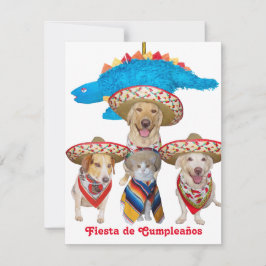 ヒスパニックテーマ子供の誕生日パーティの招待状 招待状