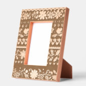 ヒスパニックフォークアインスパイアート花 レーザー彫刻フレーム (左)