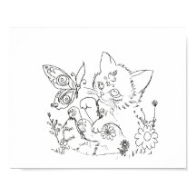 ヒスパニックフォークアートキッテンのカラーページ