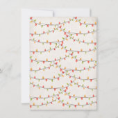 ヒスパニックメキシコサンタクロースFeliz Navidadパーティー 招待状 (裏面)