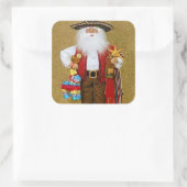 ヒスパニックメキシコ南西部テサンサンタクロース スクエアシール (バッグ)